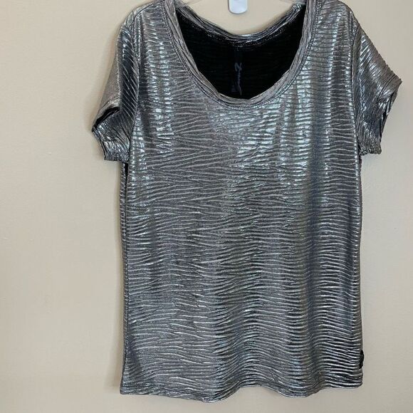 Seven 7| Premium Quality Brand|Metallic| 90s Vintage Blouse - Picture 3 of 9